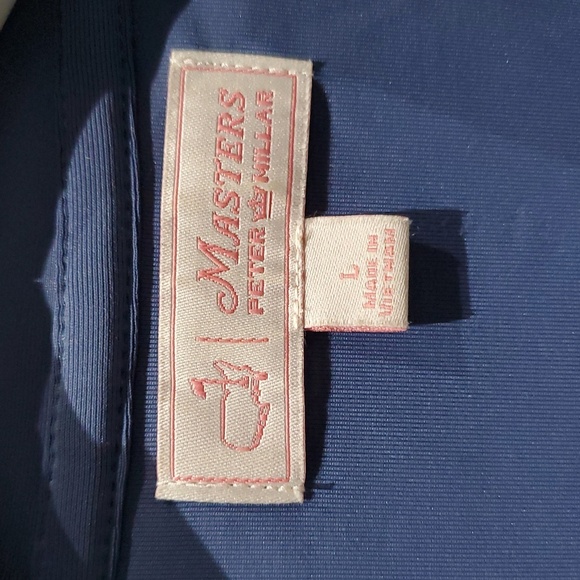 MASTERS PETER MILLAR POLO SIZE LARGE GOLF SHIRT BIRDIE BOGEY GREEN SIZE LARGE - Picture 6 of 8